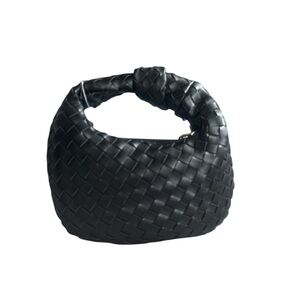 Urban Expansions Black Woven Knot Bag